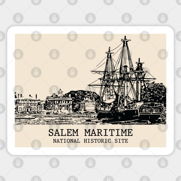 Salem Maritime National Historic Site Sticker by Lakeric